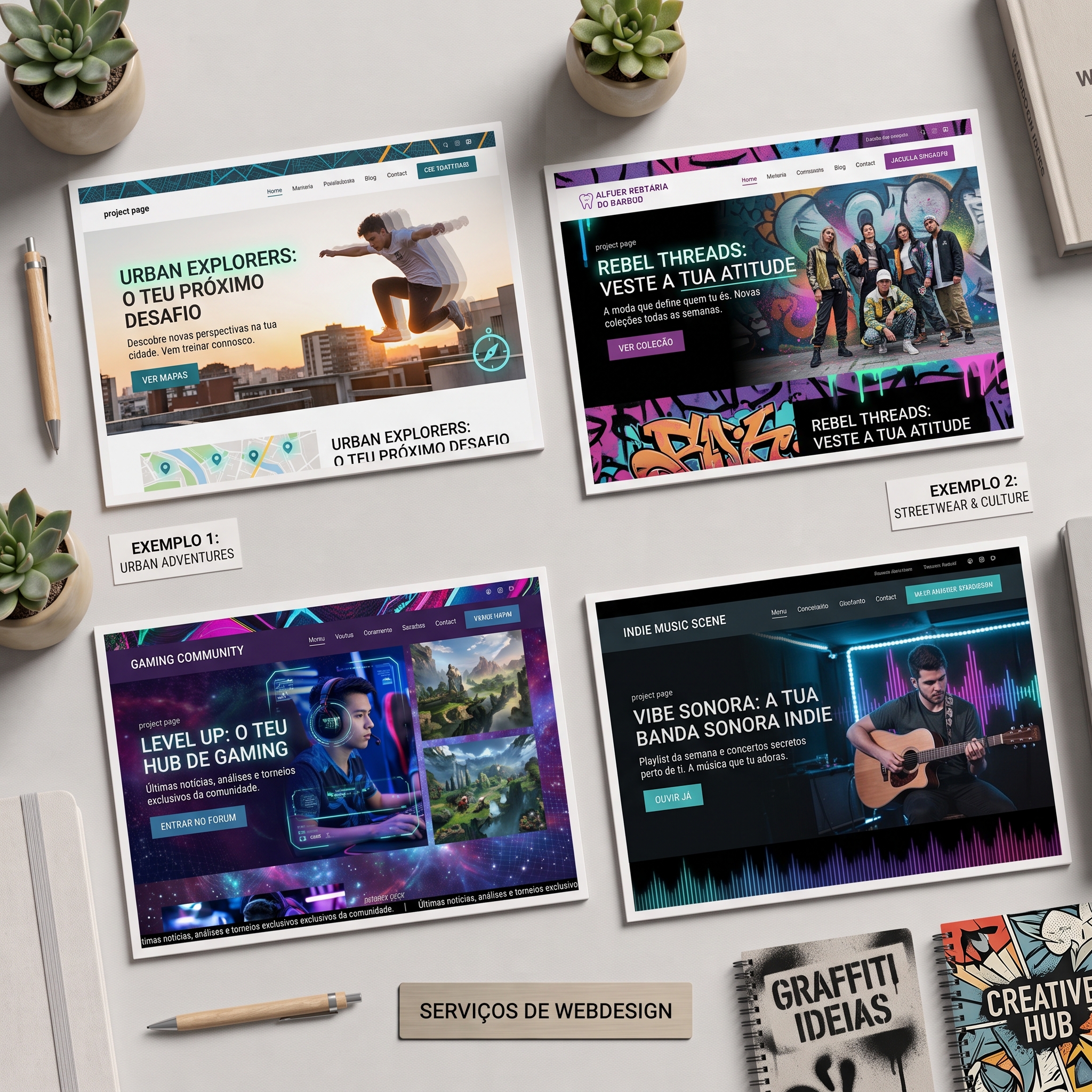 Website criativo desenvolvido pela WILD